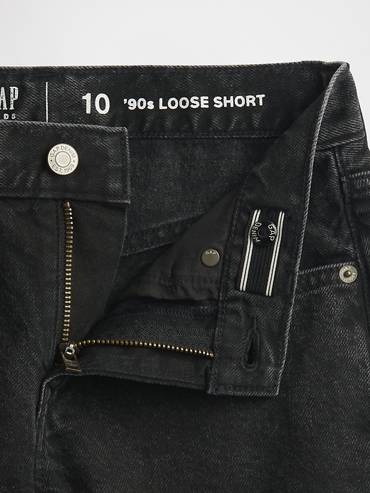 ultraweiche lockere denim-shorts im 90er-jahre-stil für kinder