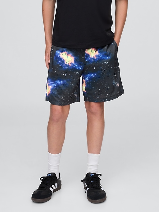 gapfit kinder-shorts 15 cm aus recyceltem mesh