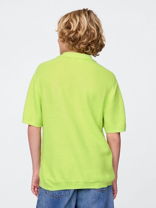 lässiges polo-shirt für kinder