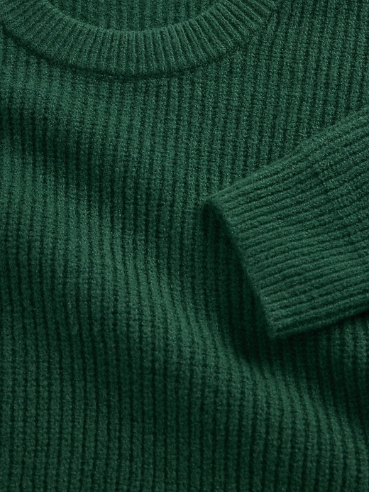 kinder-cashsoft-pullover mit lockerem rundhalsausschnitt