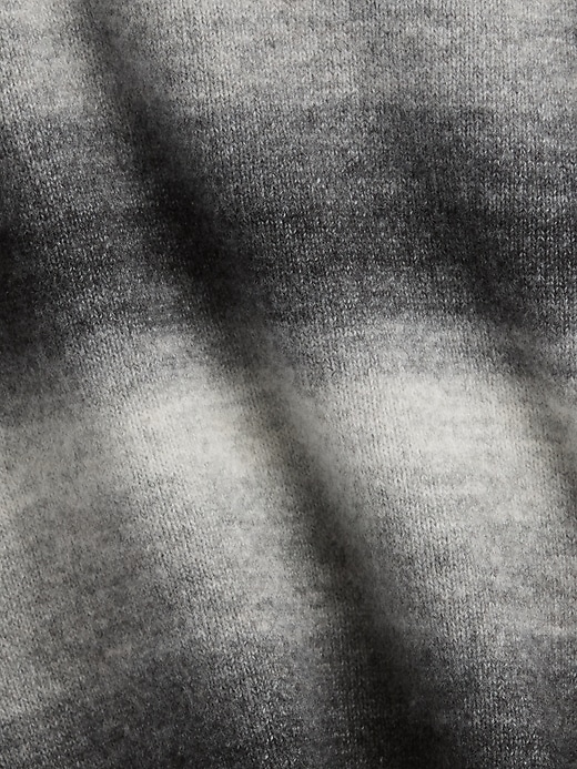 kinder-sweater mit space-dye-muster lockerer rundhalsausschnitt