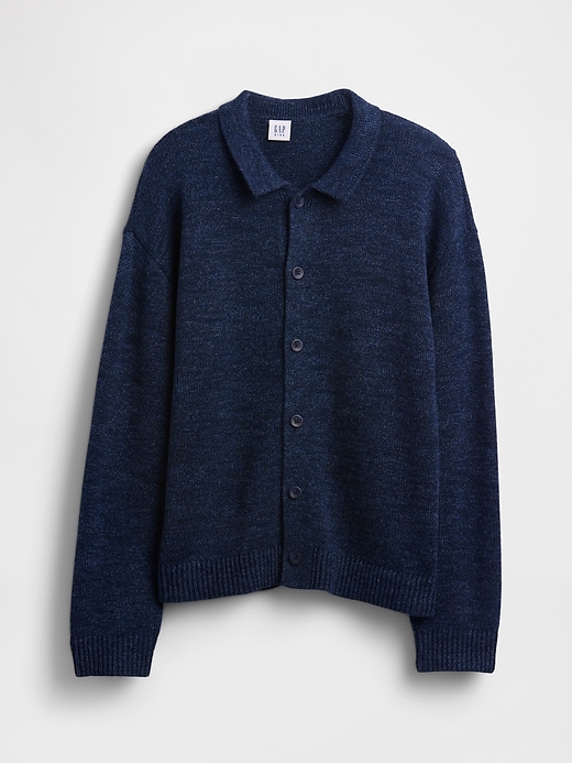lässiger polo-cardigan für kinder