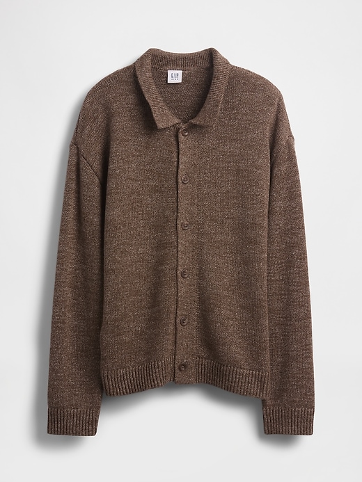 lässiger polo-cardigan für kinder