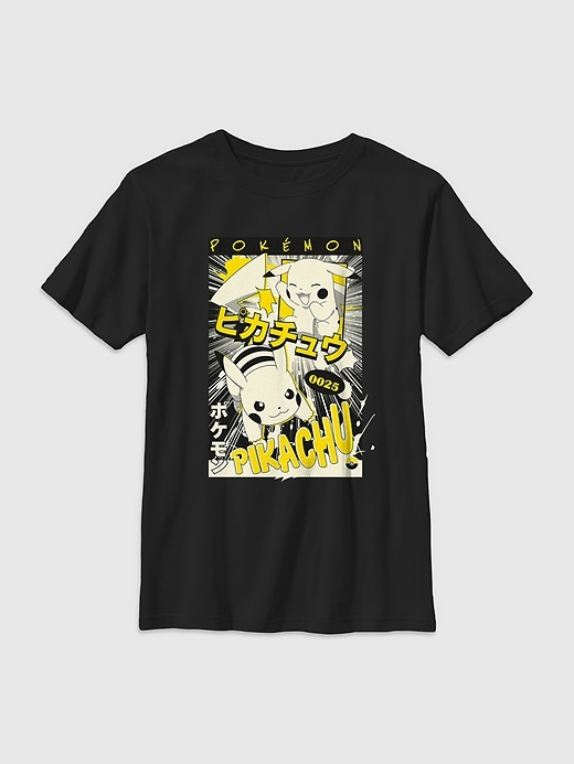 pokémon pikachu manga grafik-t-shirt für kinder