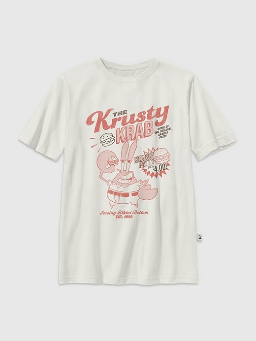 spongebob krusty krab grafik-t-shirt für kinder