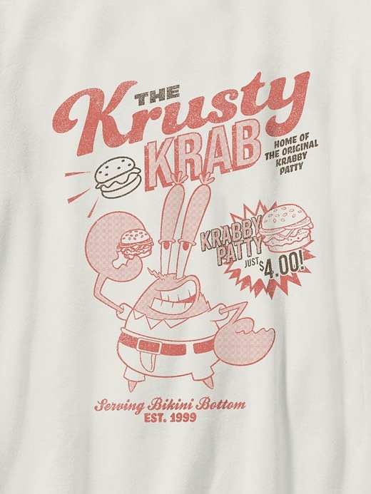 spongebob krusty krab grafik-t-shirt für kinder