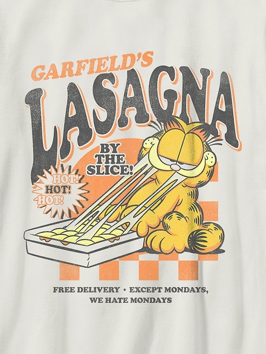 garfield lasagne grafik-t-shirt für kinder