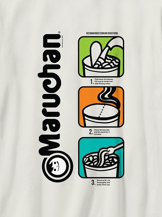 maruchan pop art grafik-t-shirt für kinder