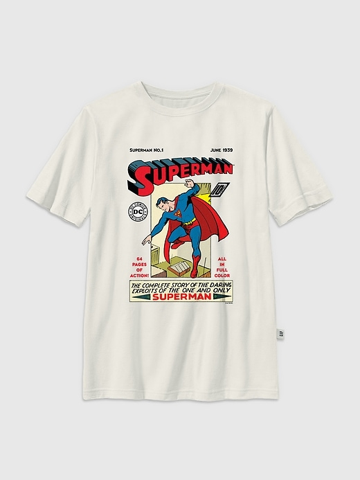 superman vintage-comic-t-shirt für kinder