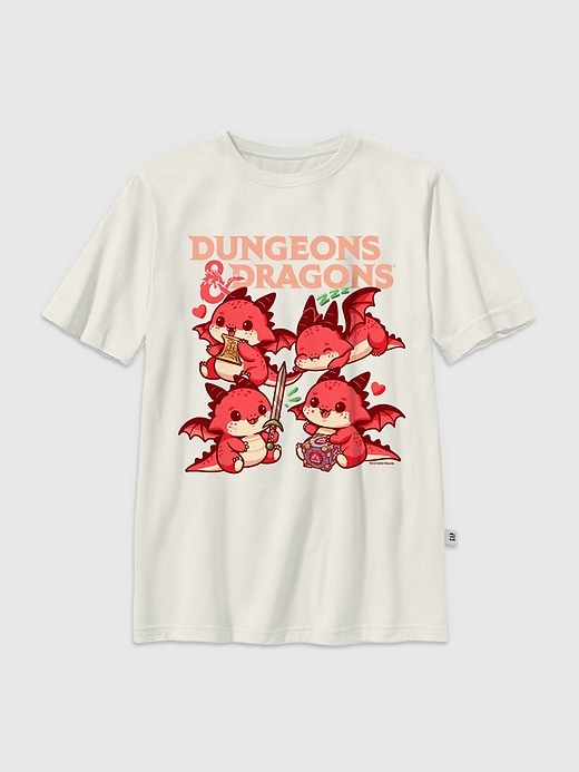 dungeons dragons chibi-grafik-t-shirt für kinder