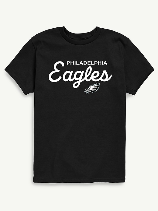 nfl-t-shirt für kinder mit schriftzug „signature script