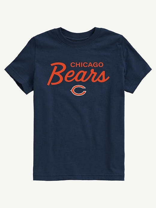nfl-t-shirt für kinder mit schriftzug „signature script