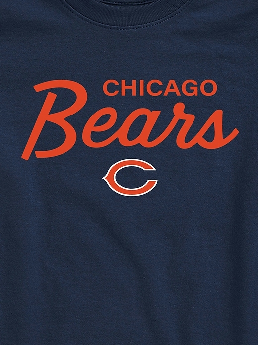 nfl-t-shirt für kinder mit schriftzug „signature script