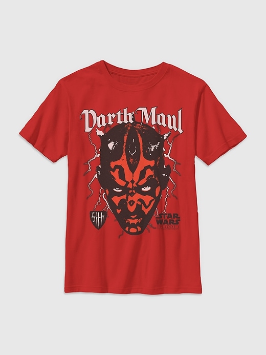 star wars darth maul grafik-t-shirt für kinder