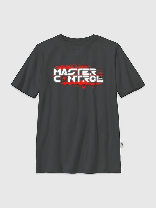 tron ares master control grafik-t-shirt für kinder
