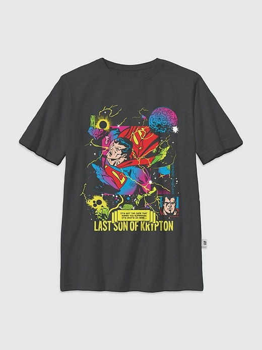 superman-t-shirt für kinder mit krypton-motiv