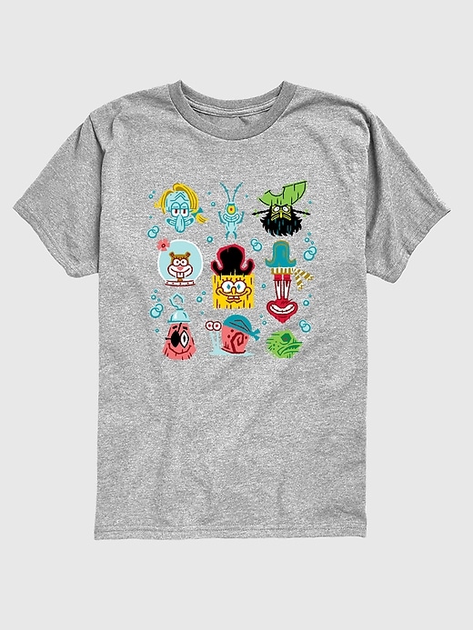 kinder-t-shirt „der spongebob-film suche nach schwammkopf kurzarm