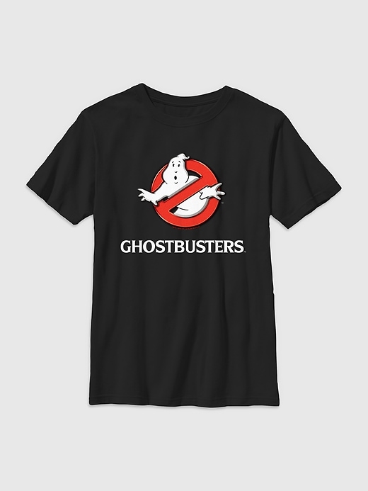kinder-t-shirt mit ghostbusters-logo