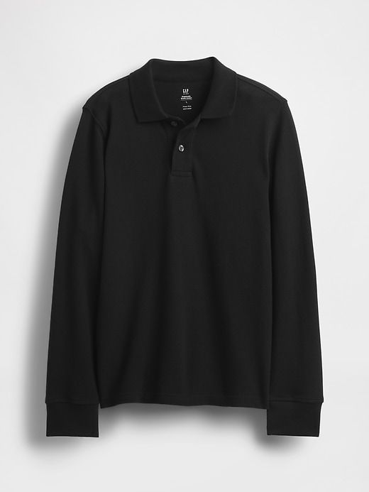 kinder-poloshirt aus bio-baumwolle