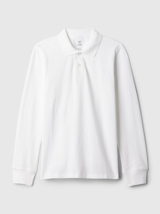 kinder-poloshirt aus bio-baumwolle