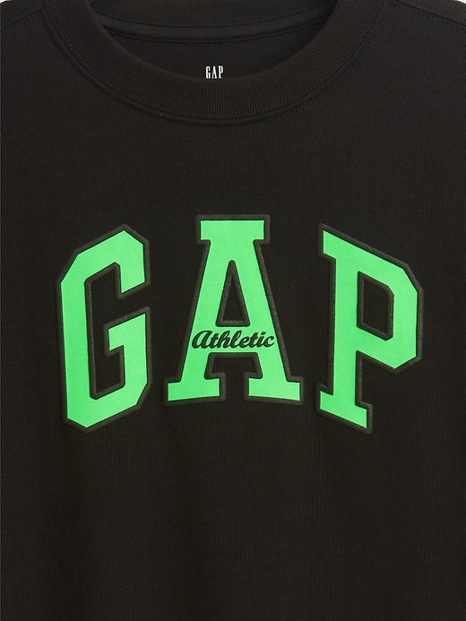 schweres kinder-sport-t-shirt mit logo