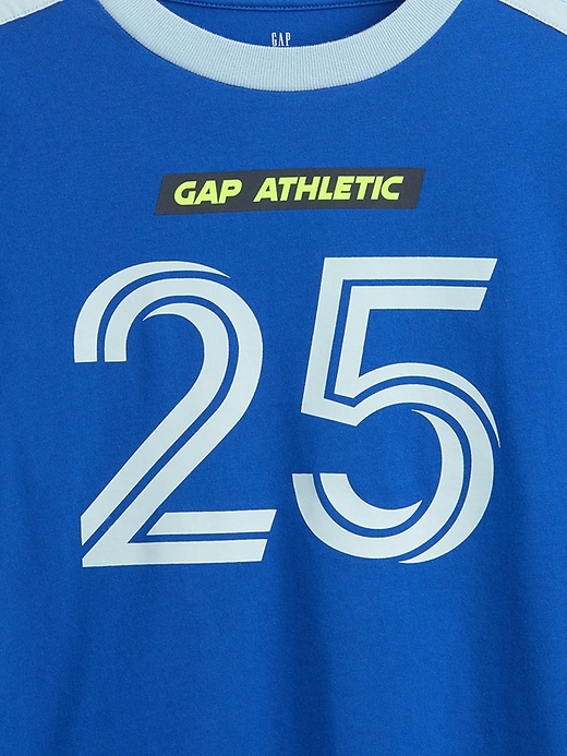 kinder-fußballtrikot mit logo