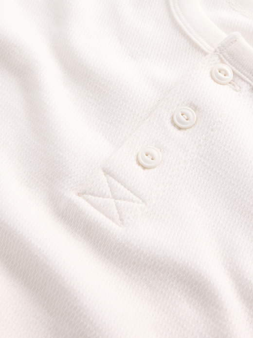 lässiges henley-t-shirt für kinder