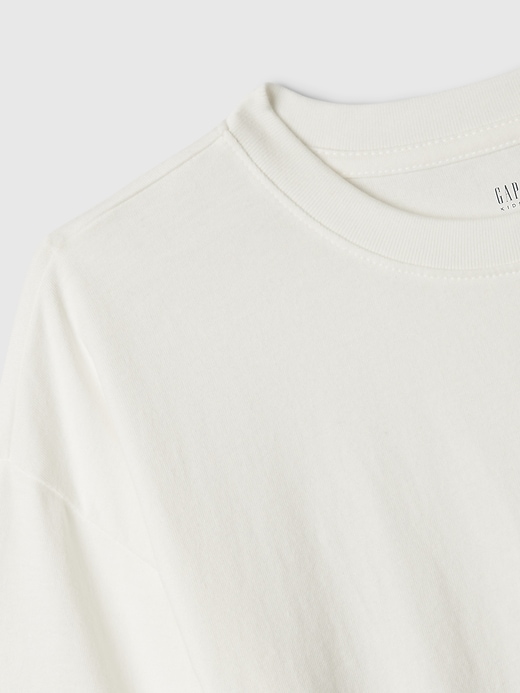 kinder-t-shirt mit lockerer passform