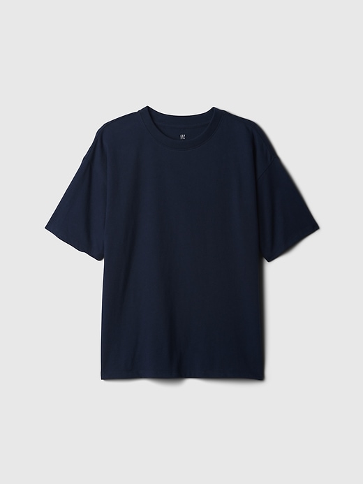 kinder-t-shirt mit lockerer passform