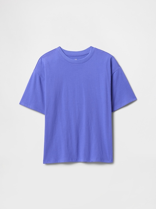 kinder-t-shirt mit lockerer passform