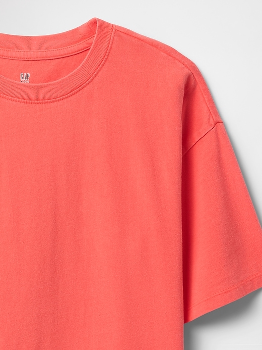kinder-t-shirt mit lockerer passform