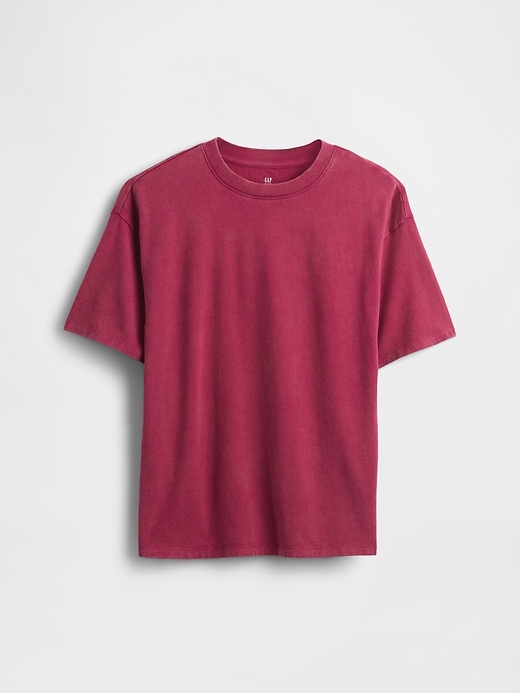 kinder-t-shirt mit lockerer passform