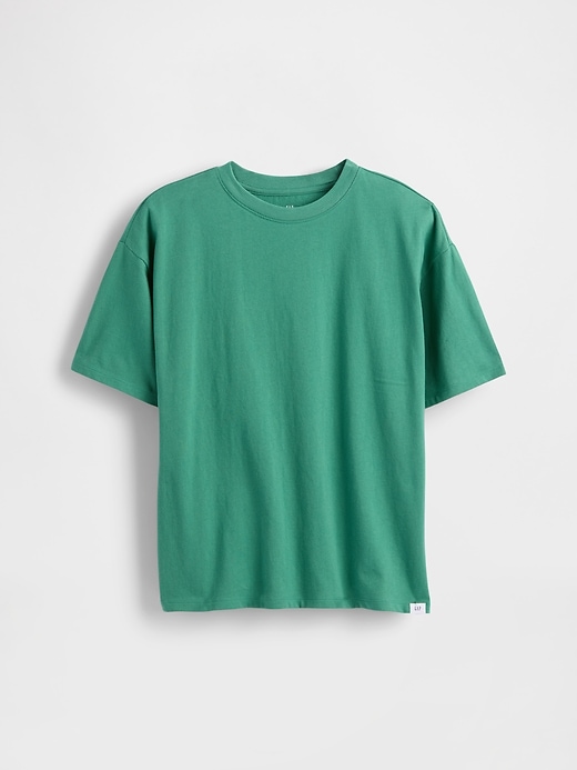 kinder-t-shirt mit lockerer passform