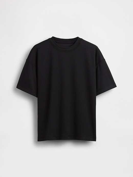 gapfit tech t-shirt für kinder aus recyceltem mesh