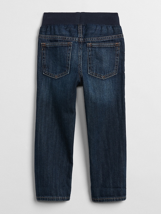 baby- und kleinkind-jeans zum hineinschlüpfen schmal geschnitten