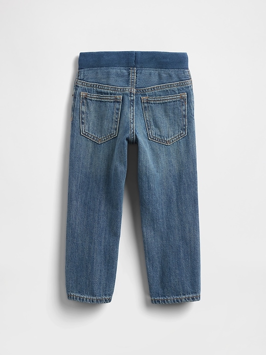 baby- und kleinkind-jeans zum hineinschlüpfen schmal geschnitten