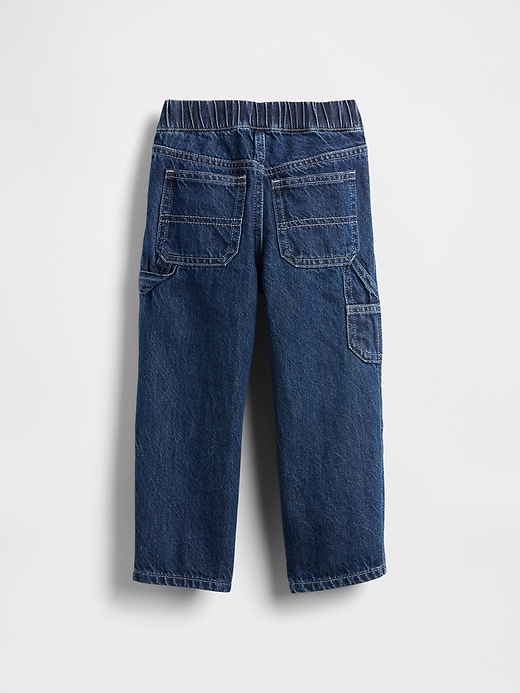 baby- und kleinkind-jeans zum hineinschlüpfen lässiger carpenter-stil