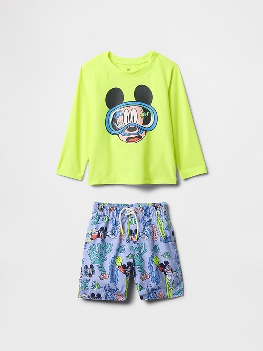 gap × disney baby kleinkind rash guard badeanzug zweiteiler