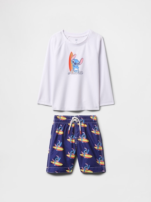 gap × disney baby kleinkind rash guard badeanzug zweiteiler