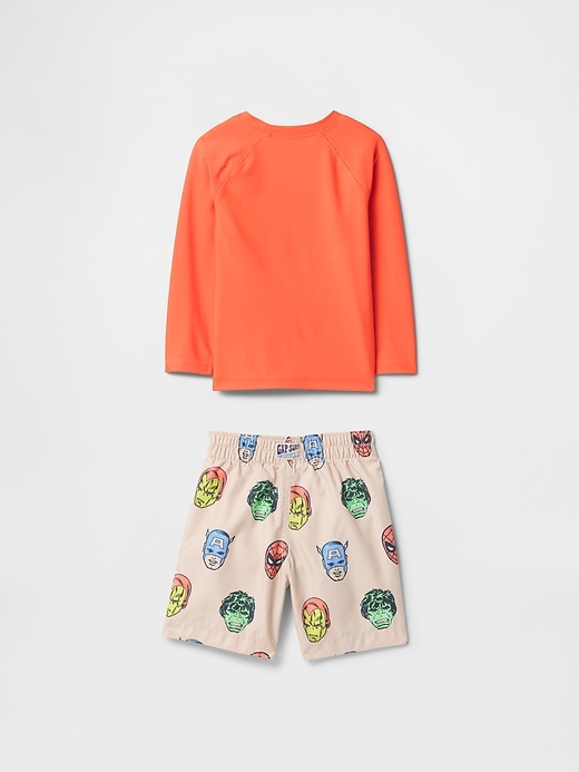 baby- und kleinkind-schwimmset mit rashguard