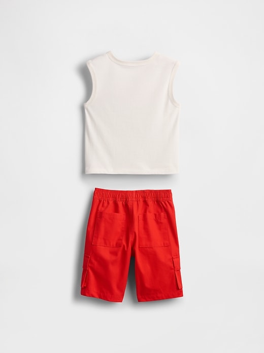 baby- und kleinkind-sport-logo-outfit-set