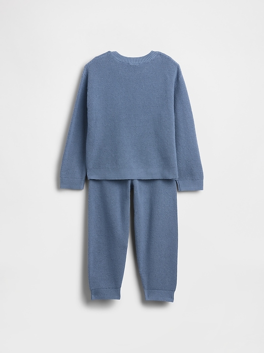 baby- und kleinkind-waffelpullover-outfit-set