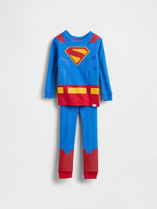 superman-schlafanzug-set aus bio-baumwolle für babys und kleinkinder