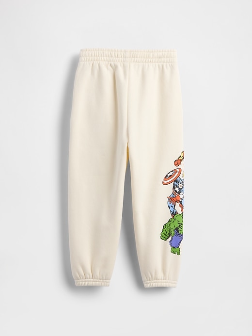 baby- und kleinkind-jogginghose mit vintage- und weichem marvel-logo