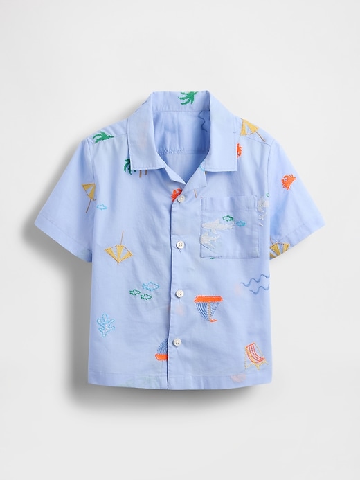 baby- und kleinkind-cabana-shirt aus bio-baumwolle