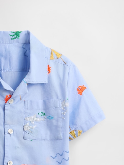 baby- und kleinkind-cabana-shirt aus bio-baumwolle