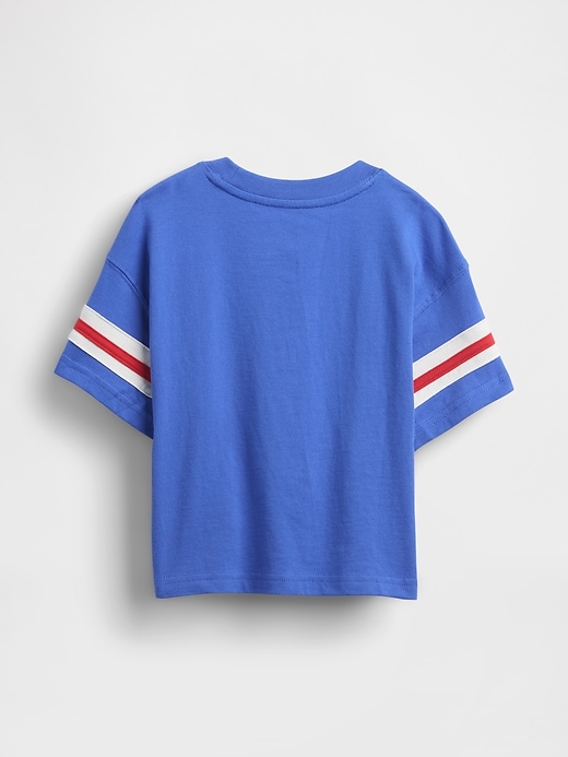 dc superman oversized grafik-t-shirt für babys und kleinkinder