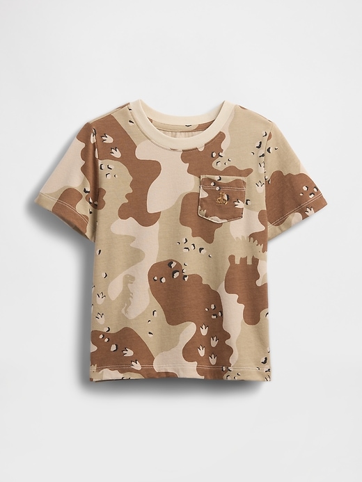 baby- und kleinkind-t-shirt mit tasche zum kombinieren