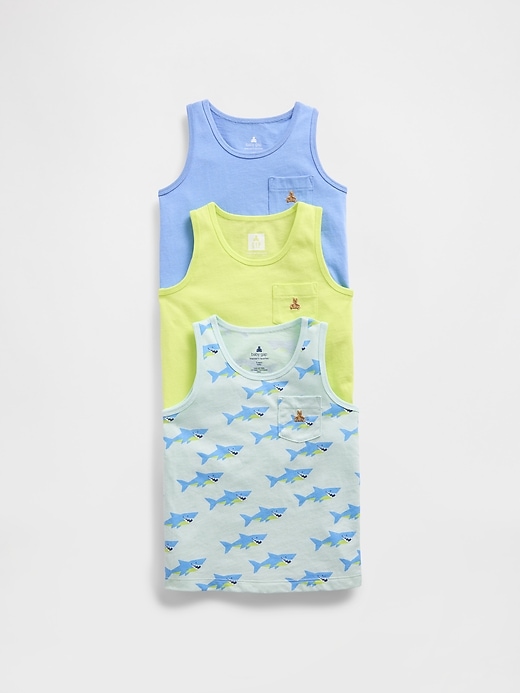 baby- und kleinkind-tanktop zum kombinieren 3er-pack