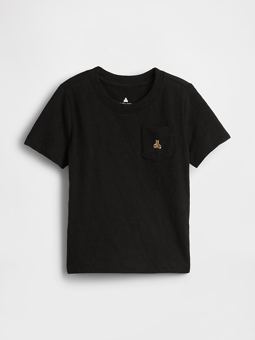 baby- und kleinkind-t-shirt mit tasche zum kombinieren